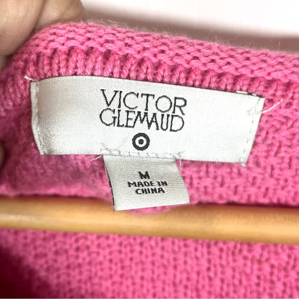 Victor Glemaud X Target Pink & Green Color Block Sweater Size Medium - Picture 8 of 9